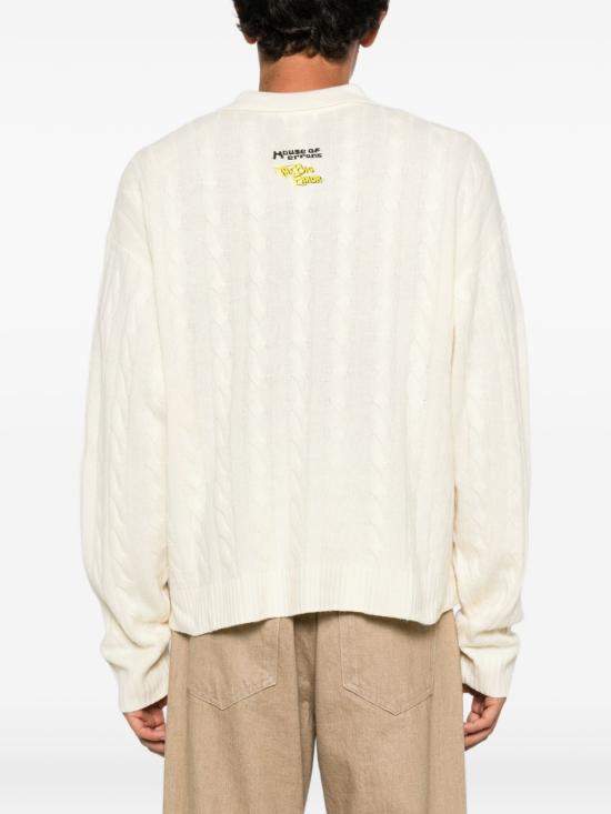 26FW 하우스 오브 에러스 스웨터 HEFW26SW01073 0075 CREAM - HOUSE OF ERRORS
