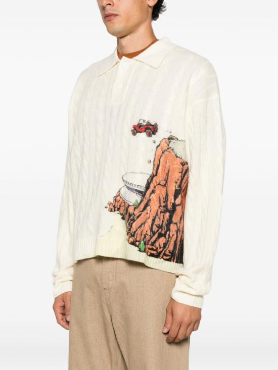 26FW 하우스 오브 에러스 스웨터 HEFW26SW01073 0075 CREAM - HOUSE OF ERRORS