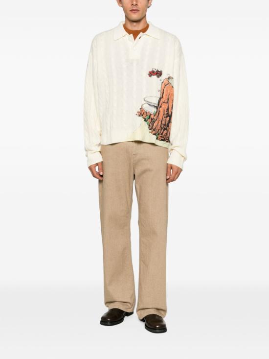 26FW 하우스 오브 에러스 스웨터 HEFW26SW01073 0075 CREAM - HOUSE OF ERRORS