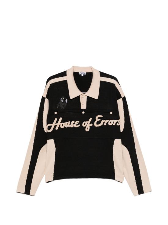 26FW 하우스 오브 에러스 스웨터 HEFW26SW01708 0879 BLACK BEIGE