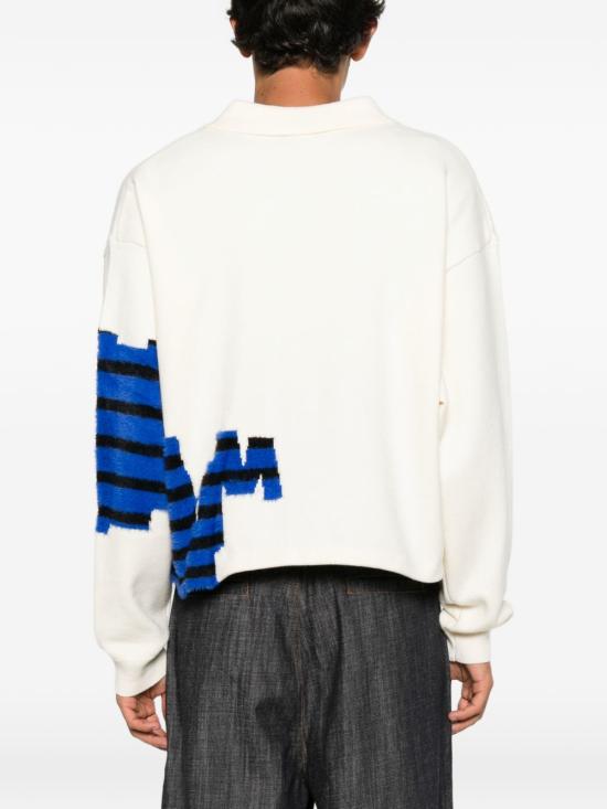 26FW 하우스 오브 에러스 스웨터 HEFW26SW02708 8475 CREAM STRIPED - HOUSE OF ERRORS