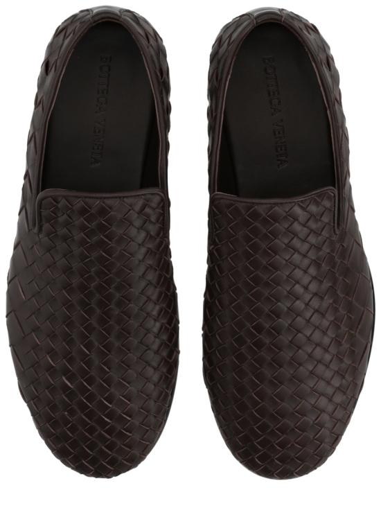  보테가베네타 뮬/슬리퍼 보테가 베네타 선데이 레더 슬리퍼 브라운 - BOTTEGA VENETA