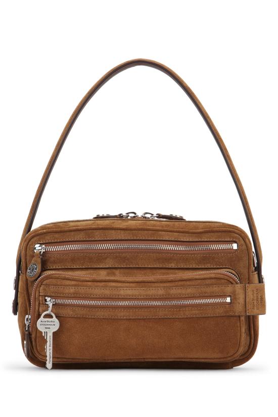 26FW 아크네 스튜디오 카메로 파티 스웨이드 백 C10284 295 BROWN