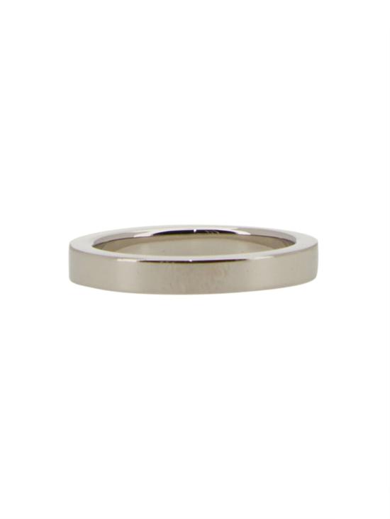  MM6 메종마르지엘라 반지 Mm6 메종 마르지엘라 로고 실버 링 - MM6 MAISON MARGIELA