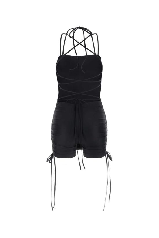  발렌시아가 원피스 794442TYK07 1000 BLACK - BALENCIAGA
