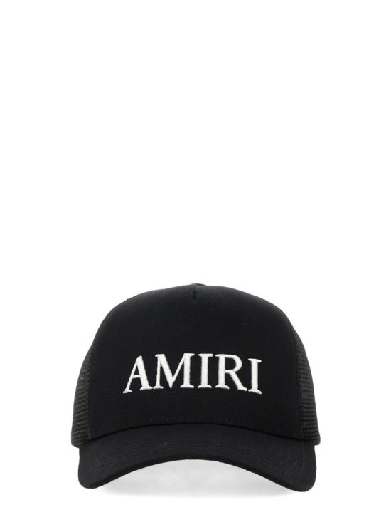  아미리 모자 로고가 있는  야구  (블랙) - AMIRI