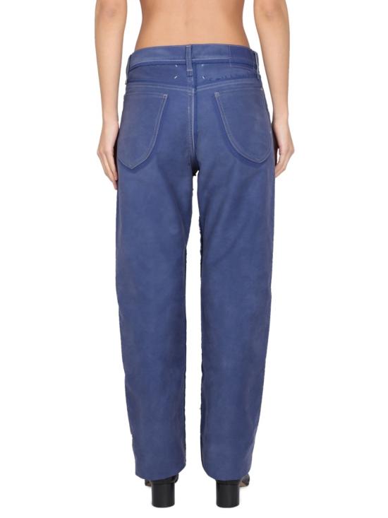 마르지엘라 데님 팬츠 메종  디스트레스드 이펙트 진 블루 - MAISON MARGIELA