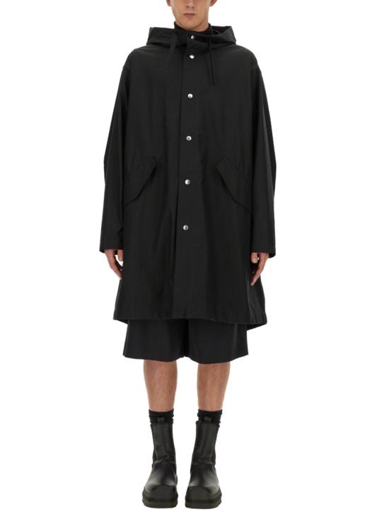  질샌더 패딩 질 샌더 로고 파카 블랙 - JIL SANDER