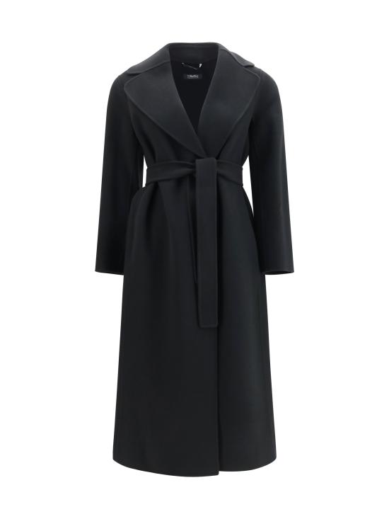 26FW 에스막스마라 카포토 코트 2629016073600 013 BLACK