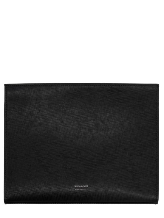  살바토레 페라가모 가방 페라가모 간치니 가죽 클러치 백 블랙 - SALVATORE FERRAGAMO
