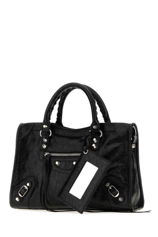 26FW 발렌시아가 르 시티 백 스몰 8657622ACLR 1000 BLACK - BALENCIAGA