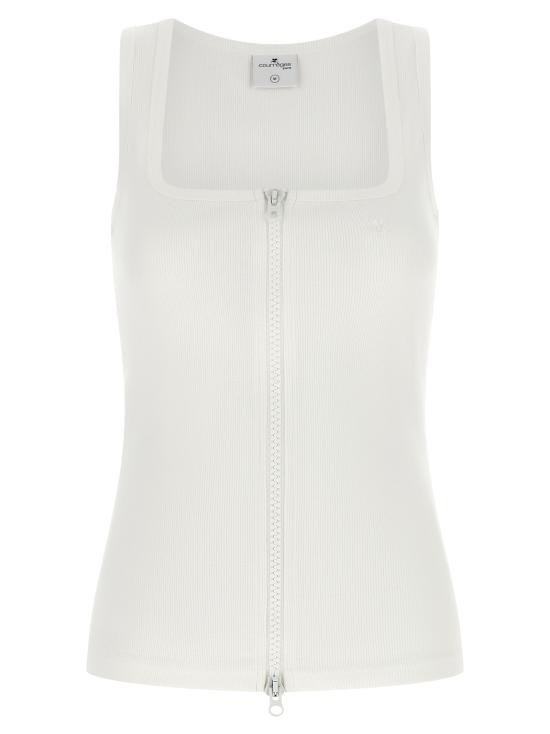 26FW 쿠레쥬 민소매 티셔츠 CO342752BM WHITE