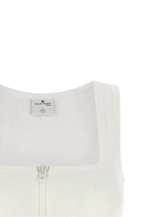 26FW 쿠레쥬 민소매 티셔츠 CO342752BM WHITE - COURREGES