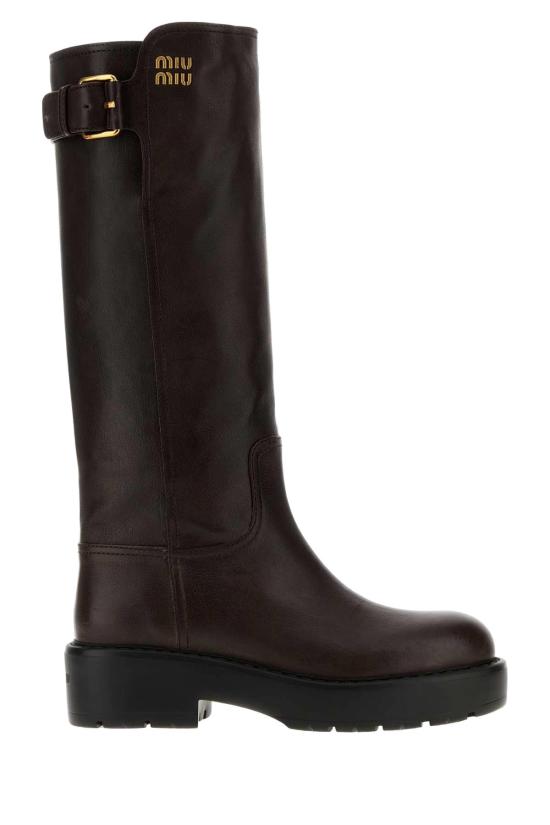 26FW 미우미우 부츠 5W767EF055Y9S F0201 BROWN