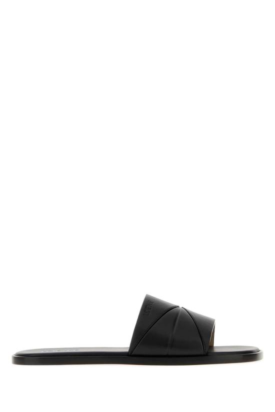 26FW 로에베 오리가미 슬라이드 뮬 M816465X66 BLACK