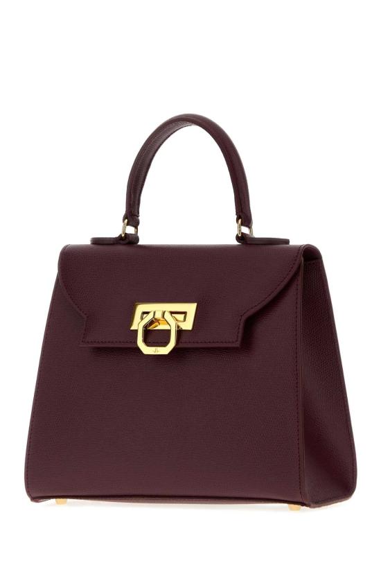26FW 카보티 토트백 444PALMELLATO BORDEAUX BURGUNDY - CARBOTTI