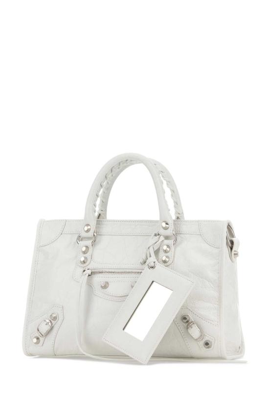 26FW 발렌시아가 르 시티 백 스몰 8657622ACLR 9104 WHITE - BALENCIAGA