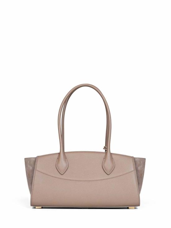  살바토레 페라가모 가방 페라가모 스튜디오 소프트 이스트 웨스트 송아지 가죽 핸드백 베이지 - SALVATORE FERRAGAMO