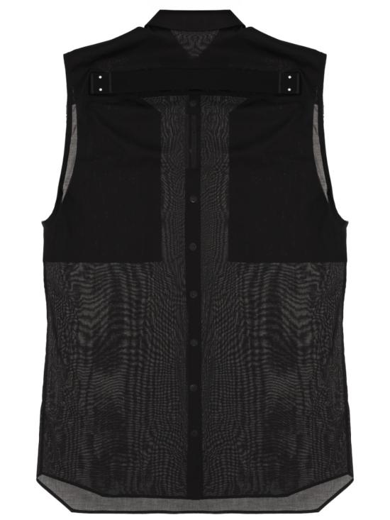  릭 오웬스 민소매 티셔츠 점보 슬리브리스 셔츠 블랙 - RICK OWENS