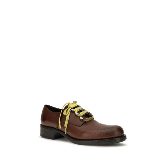 26FW 프라다 플랫 슈즈 PR1E605OF0353ZPRF0324BB BROWN - PRADA