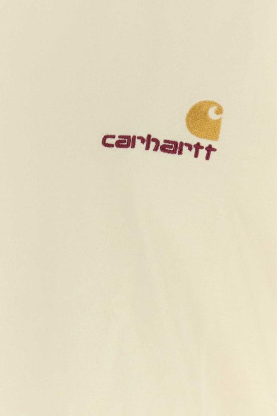 26FW 칼하트 WIP 숏슬리브 아메리칸 스크립트 티셔츠 I029956 05XX BEIGE - CARHARTT WIP