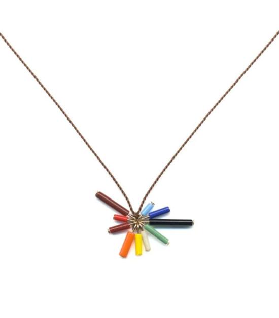  I. Ronni Kappos 목걸이/팬던트 I. 로니 카포스 바 버스트 목걸이 레인보우 - OTHER BRANDS