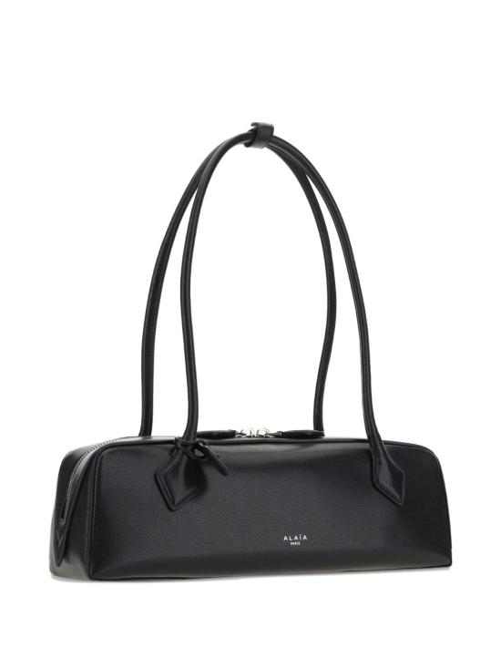 26FW 알라이아 르 테켈 미디움 레더 숄더백 AA1S06033CA212 999 BLACK - ALAIA