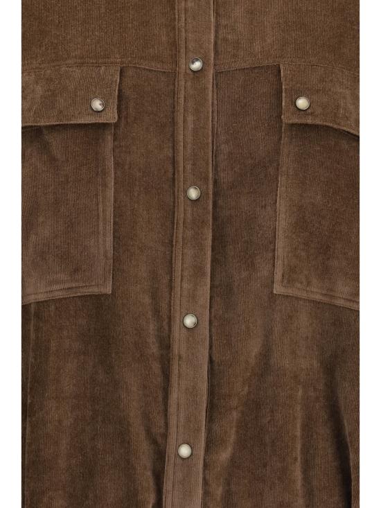 26FW 브루넬로 쿠치넬리 셔츠 MP547M1V06 C9812 BROWN - BRUNELLO CUCINELLI
