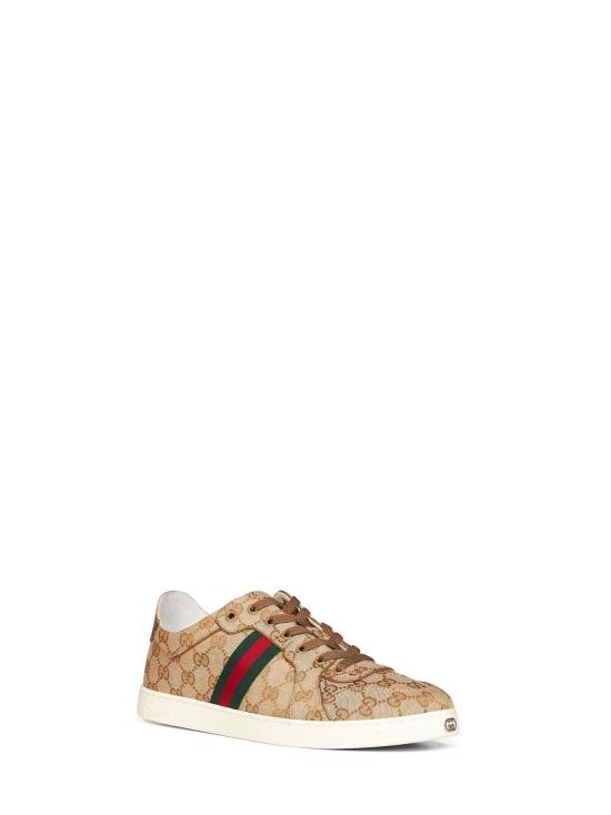  구찌 스니커즈 로우탑 스트레치  베이지 - GUCCI