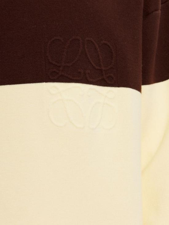 26FW 로에베 코튼 하프 집업 스웨트셔츠 H526Y14 KO93108 BROWN - LOEWE