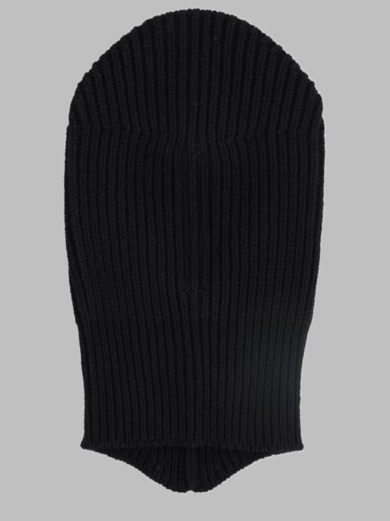  릭 오웬스 모자 발라클라바 포르테빌 캐시미어  블랙 - RICK OWENS