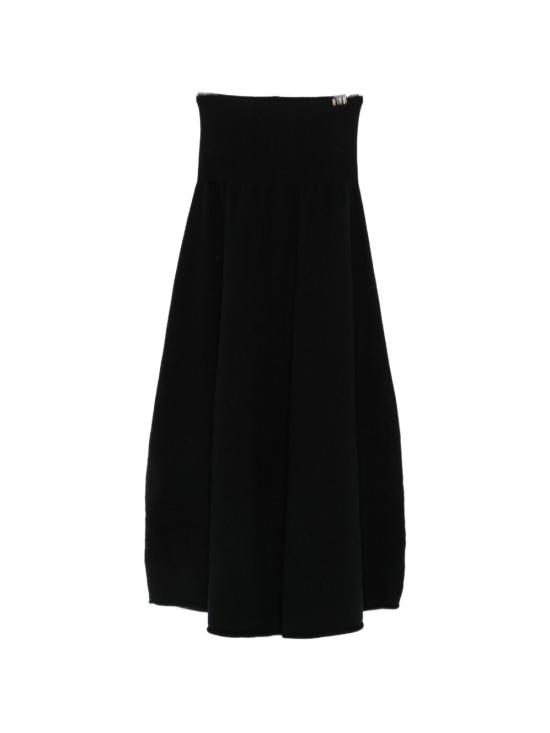 26FW 익스트림캐시미어 미디 스커트 388 EASE174 BLACK