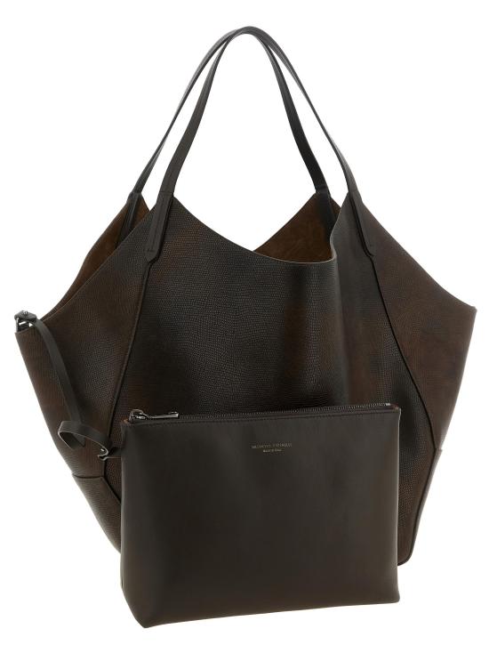 26FW 브루넬로 쿠치넬리 토트백 BR342747BM BROWN - BRUNELLO CUCINELLI