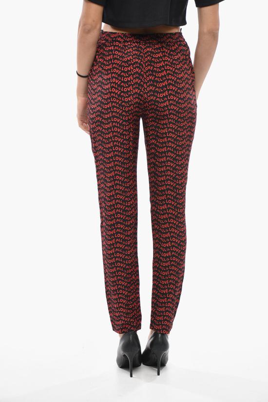  스텔라 맥카트니 스트레이트 팬츠 293557SKA101000 Nero Rosso - STELLA MCCARTNEY