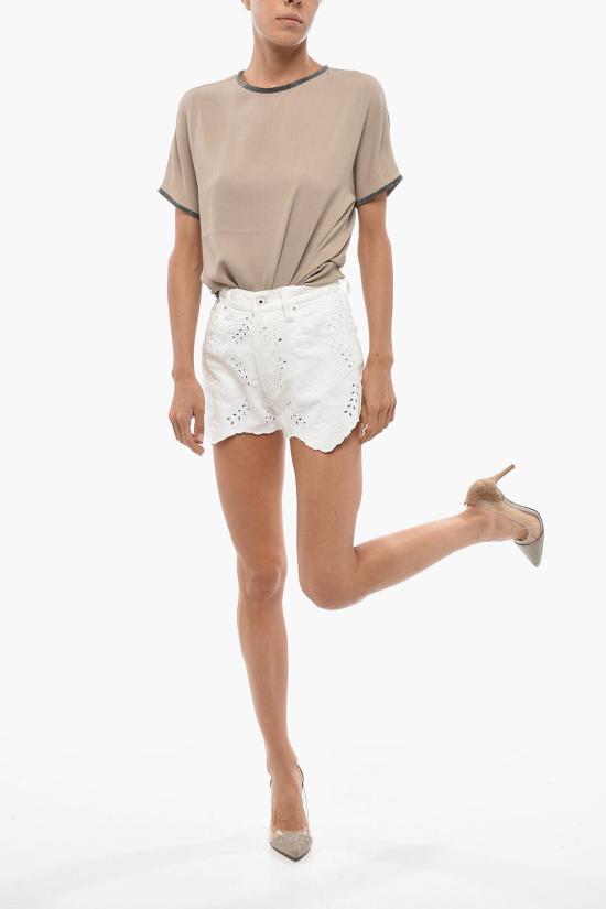  오프화이트 숏 스커트 OWCC139C99FAB0011001 - OFF WHITE