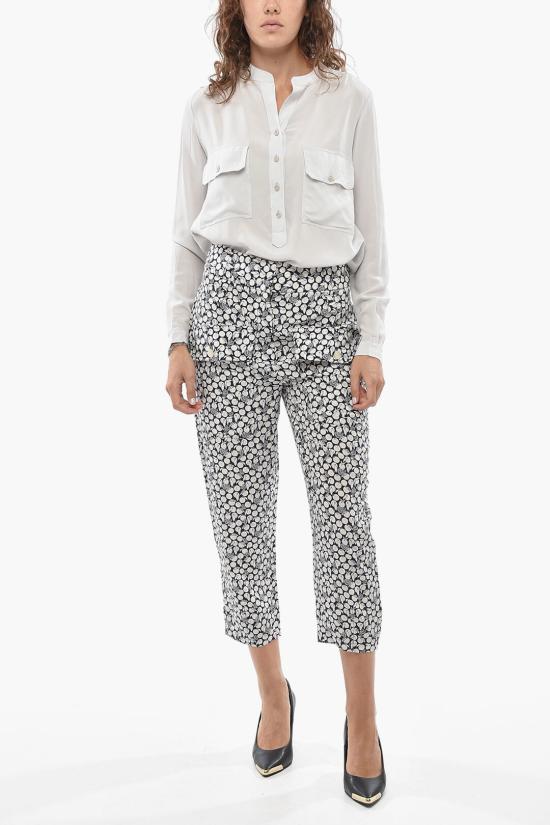  스텔라 맥카트니 스트레이트 팬츠 601213SPA224101 Bianco Blu - STELLA MCCARTNEY