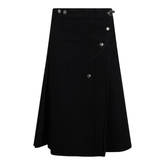 26FW 마르니 스커트 GOJD0885A0USCZ4700N99 Black