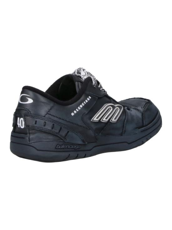 26FW 발렌시아가 햄튼스 미디움 원 아웃 스니커즈 841765 WCURB1000 Black - BALENCIAGA