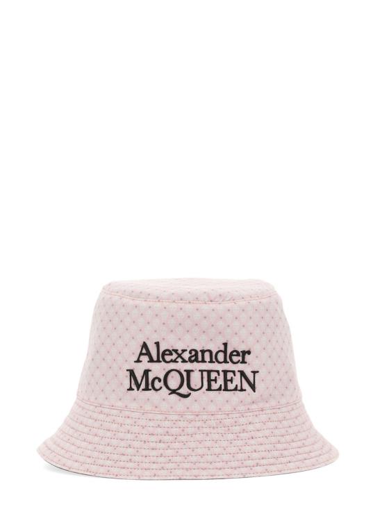  알렉산더 맥퀸 모자 리버서블 버킷햇 블랙 - ALEXANDER MCQUEEN