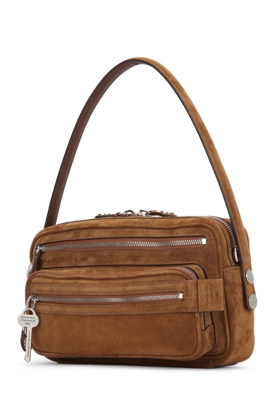 26FW 아크네 스튜디오 카메로 파티 스웨이드 백 C10284 295 BROWN - ACNE STUDIOS