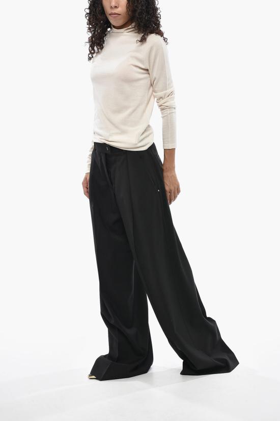  막스마라 스트레이트 팬츠 VELA 0 004 Black - MAX MARA