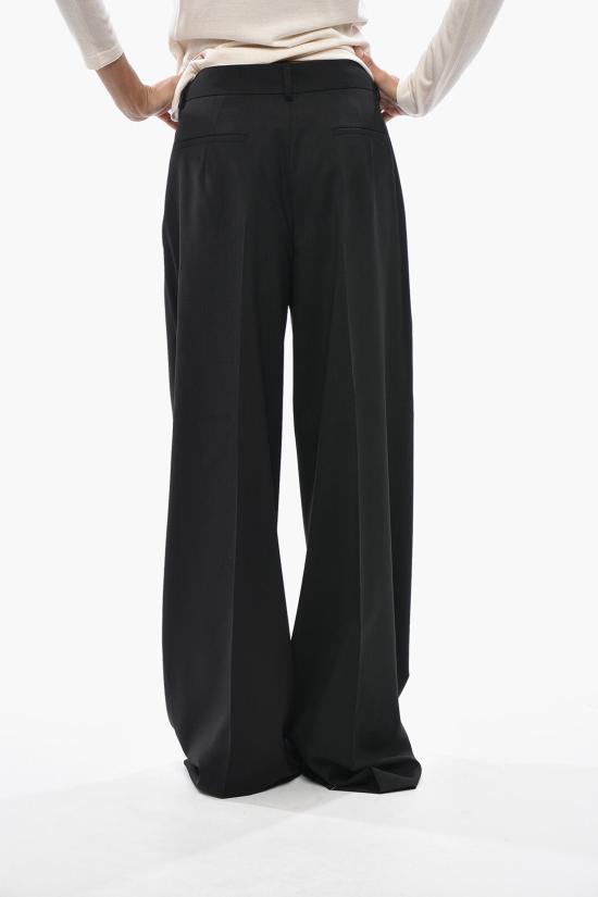  막스마라 스트레이트 팬츠 VELA 0 004 Black - MAX MARA