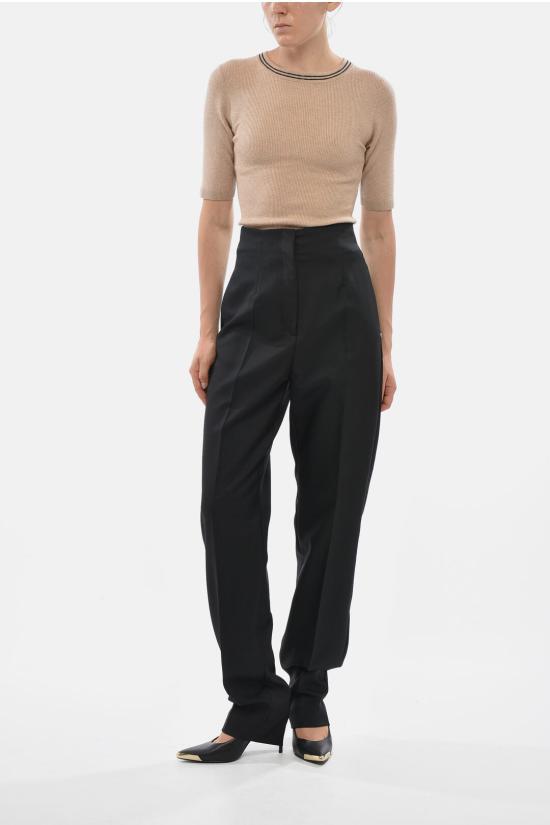  막스마라 스트레이트 팬츠 MARCHE 0 003 27 Black - MAX MARA