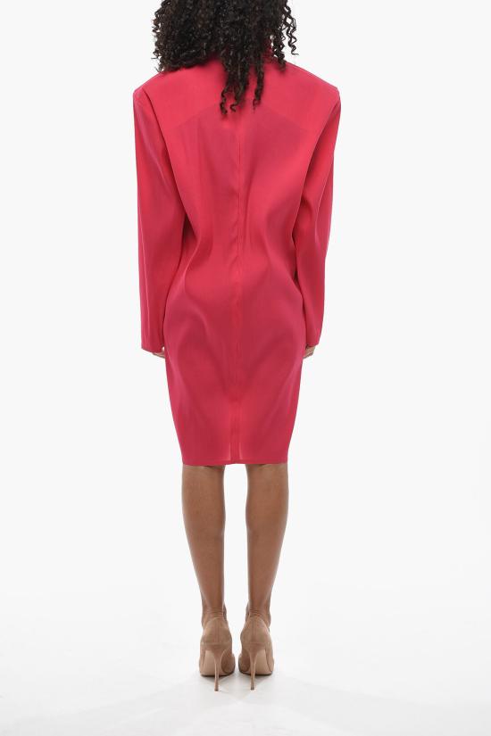  생로랑 숏 원피스 849606 Y6I85 5244 Pink - SAINT LAURENT