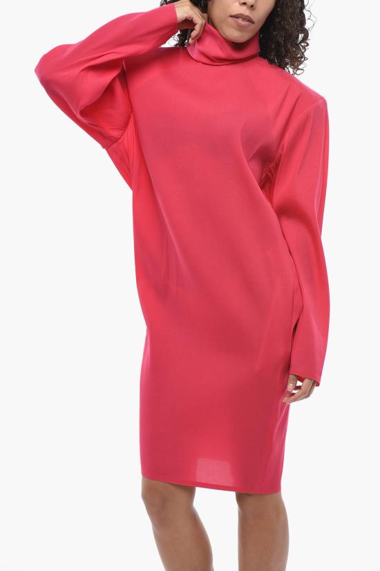  생로랑 숏 원피스 849606 Y6I85 5244 Pink - SAINT LAURENT