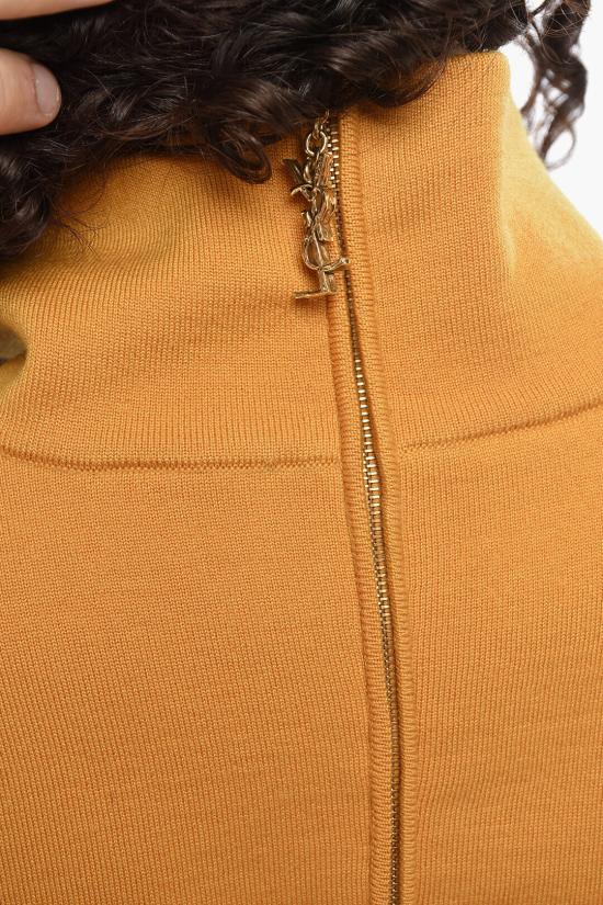  생로랑 숏 원피스 848055 Y77GH 7629 Yellow - SAINT LAURENT