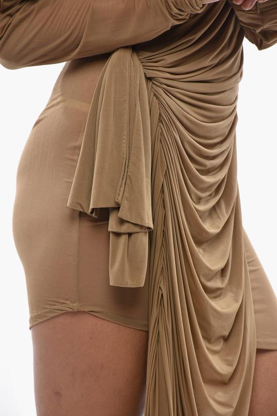 생로랑 숏 원피스 806495Y5G892298 Beige - SAINT LAURENT