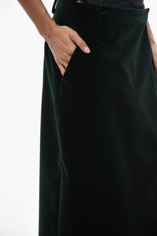  생로랑 롱 스커트 826769Y580T3181 Green - SAINT LAURENT