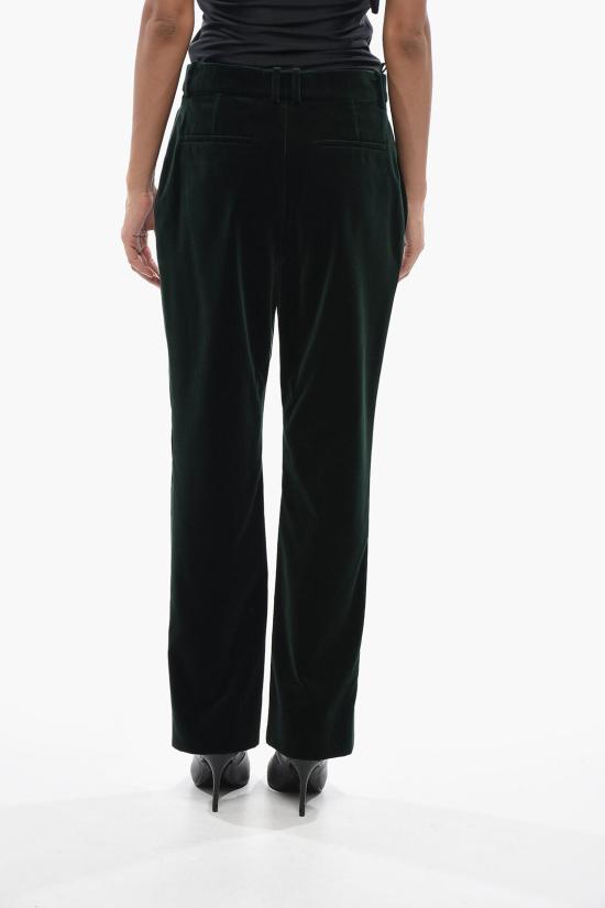  생로랑 스트레이트 팬츠 825007Y580T3181 Green - SAINT LAURENT