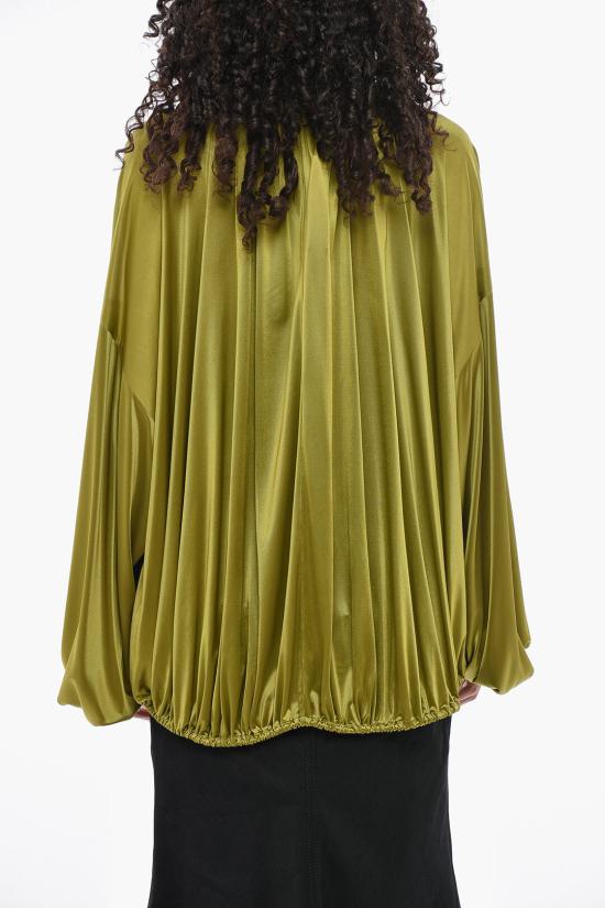  생로랑 블라우스 834202 Y7F98 3363 Green - SAINT LAURENT